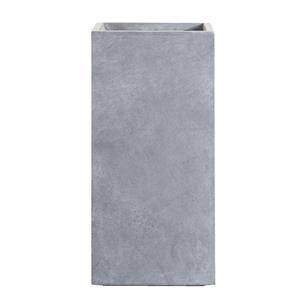 Leen Bakker Bloempot Matt - cementkleur - 70x34x34 cm