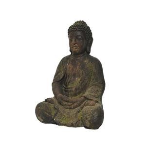 Leen Bakker Beeld Boeddha - bruin - 30x17x21 cm