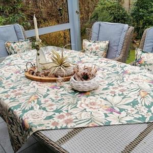 Mit Liebe dekoriert Tischdecke »Tischdecke beschichtete Baumwolle: Blumenparadies«
