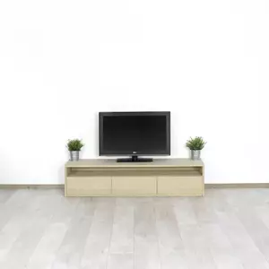 Steigerhouttrend Eikenhouten tv-meubel Riv met laden
