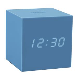 Gingko  Gravity Cube Click Clock Sky Blue