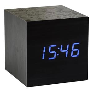 Gingko  Maxi Cube Click Clock Black