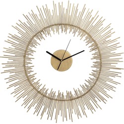 PTMD Collection PTMD Anther Gold metal wall clock separate sun rays