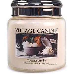 Village Candle Village Geurkaars Coconut Vanilla Boter Vanille Room Kokos Musk edium Jar
