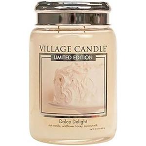 Village Candle Kaars Dolce Delight 10 X 15 Cm Wax Crème