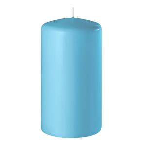 Enlightening Candles 1x Turquoise Cilinderkaars/stompkaars 6 X 8 Cm 27 Branduren tompkaarsen