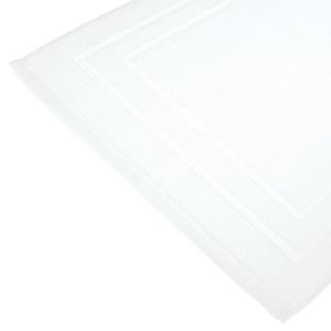 Badematte - Baumwolle - weiß - 50x70 cm Atmosphera Weiß