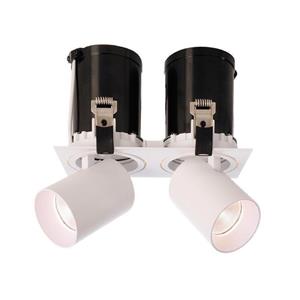 Deko-Light LED Einbauleuchte Rigel Mini Square Double in Weiß 2x 11W 1390lm