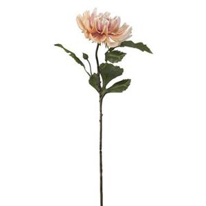 Leen Bakker Kunstbloem Dahlia spray - roze - 63 cm