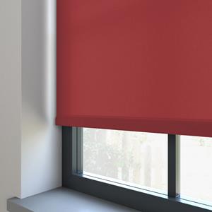 Domus Elektrisch Rolgordijn - Splash donker rood