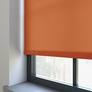 Decora Elektrisch Rolgordijn - Unicolour oranje