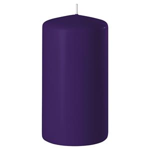 Enlightening Candles 1x Kaarsen paars 6 x 12 cm 45 branduren sfeerkaarsen -