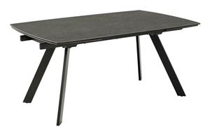 Bendt Uitschuifbare Eettafel Cresencio Keramiek, 160/240 x 97cm - Zwart