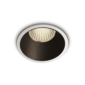 ONE Light COB Dark Light Range - inbouwspot - Ø 73 mm, Ø 67 mm inbouwmaat - 12W dimbare LED incl. - wit - witte lichtkleur