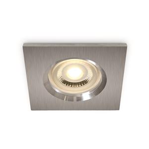 ONE Light Bathroom Range - inbouwspot - 85 x 85 mm, Ø 68 mm inbouwmaat - IP65 - aluminium