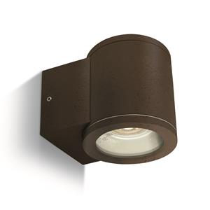 ONE Light  buiten wandverlichting - Ø 8 x 9 cm - IP54 - roest bruin