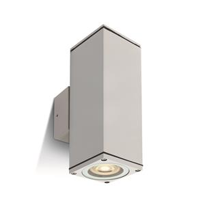 ONE Light GU10 Outdoor Cubes - buiten wandverlichting - 6,3 x 6,3 x 19,6 cm - IP54 - wit