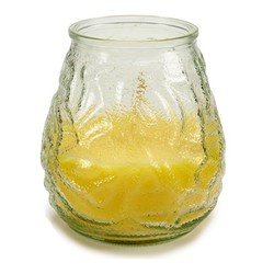 Arte r Windlicht geurkaars citronella glas 10 cm - Sfeerlichten citronellageur - Waxinelichtjes - Anti-muggen citronella - geurkaarsen