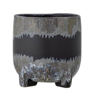 Bloomingville Nasru Stoneware Plant Pot - Black