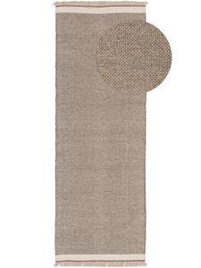 Wollteppich Karla, benuta, rechteckig, Höhe: 5 mm, Kunstfaser, Berber, Ethno-Style, Wohnzimmer