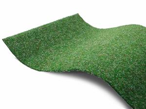 Primaflor-Ideen in Textil Kunstgras Green Kunstgras-vloerkleed, groen, met noppen, slijtvast, weerbestendig & waterbestendig, ideaal voor balkon & terras, geschikt voor binnen en buiten