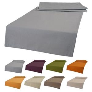 Beties Tischläufer »Wunschton« (1-tlg, 1 Stück), Tischläufer ca. 40x130 cm, unifarben, einfarbig silber