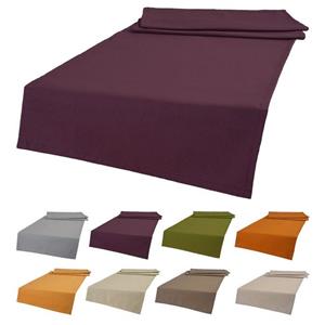 Beties Tischläufer »Wunschton« (1-tlg, 1 Stück), Tischläufer ca. 40x130 cm, unifarben, einfarbig sukkulenten-violet