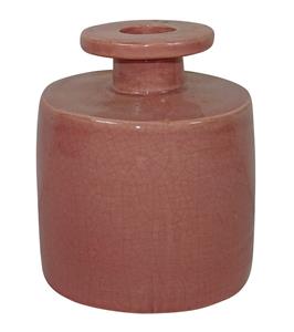 Zeitzone Blumenvase Keramik Rosa Handgefertigt Vase Mediterran