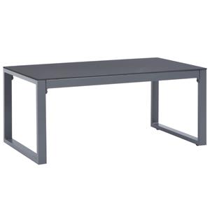 VidaXL Salontafel 90x50x40 cm aluminium