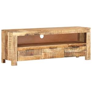 VIDAXL Tv-schrank 110x30x40 Cm Raues Mangoholz