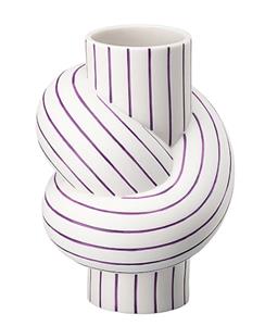 Rosenthal Vasen Node Stripes Plum Vase 11,7 cm (weiss)