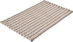 Kleine Wolke Badematte Loop, Höhe 12 mm, rutschhemmend beschichtet, fußbodenheizungsgeeignet, Badteppich, weiche Chenillequalität, gestreift