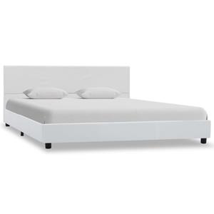 vidaXL Bedframe Wit 120 x 200 cm