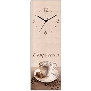 Artland Wanduhr "Cappuccino - Kaffee", analog, 20 cm
