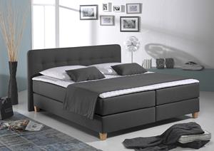 Home affaire Boxspring Fargo in extra lang 220 cm, met topmatras, 3 uitvoeringen, 4, breedten