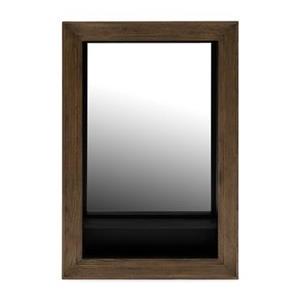 Rivièra Maison Maison Spiegel met plankje - Eivissa Mirror Shelf - Bruin