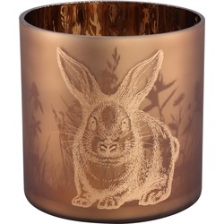 PTMD Collection PTMD Mauren Brown glass stormlight rabbit L