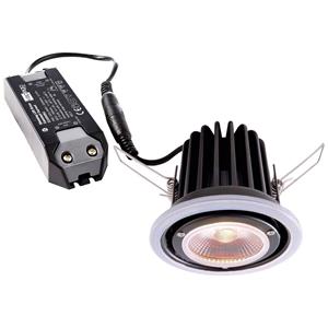 Deko Light 565192 COB LED-inbouwlamp Energielabel: G (A - G) LED vast ingebouwd 9 W Signaalwit (RAL 9003)