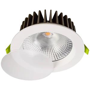Deko Light 565180 COB 130 LED-inbouwlamp Energielabel: G (A - G) LED vast ingebouwd 18.50 W Verkeerswit (RAL 9016)