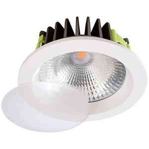 Deko Light 565183 COB 170 LED-inbouwlamp Energielabel: G (A - G) LED vast ingebouwd 25.60 W Verkeerswit (RAL 9016)
