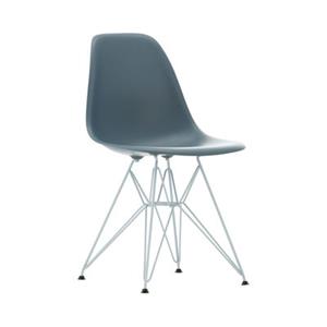 Vitra DSR Colours - Eames Plastic Side Chair Stuhl / (1950) - Farbige Beine -  - Blau