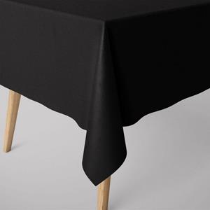 SCHÖNER LEBEN. Tischdecke » Tischdecke Waffelrelief Kästchenstruktur uni schwarz verschiedene Größen«, handmade