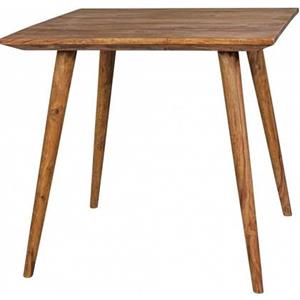 Wohnling Esstisch WL1.966 (80x80x76 cm Sheesham Massivholz Quadratisch Modern), Kleiner Esszimmertisch, Küchentisch Holztisch