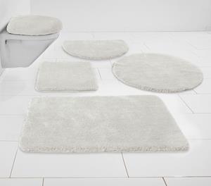 My Home Badematte Madrid, Höhe 20 mm, rutschhemmend beschichtet, fußbodenheizungsgeeignet, weiche Haptik, Badteppich, rechteckig, rund, auch als 3 teiliges Set