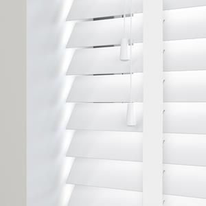 Decora Sunwood PVC jaloezie met ladderband - wit
