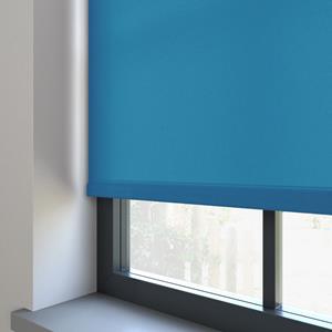 Decora Rolgordijn - Unicolour fel blauw