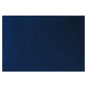 BELIANI Vloerkleed viscose marineblauw 140 x 2000 cm GESI II