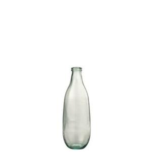 J-Line Vaas Fles Glas Transparant - 41 cm hoog