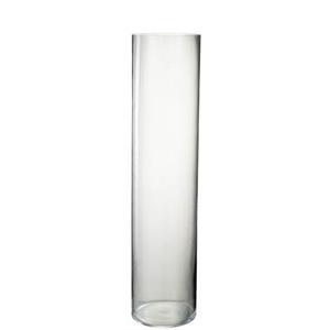 J-Line Vaas Buis Glas Transparant - 68 cm hoog