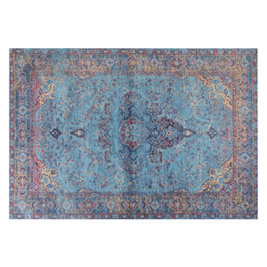 BELIANI Vloerkleed katoen blauw 160 x 230 cm KANSU